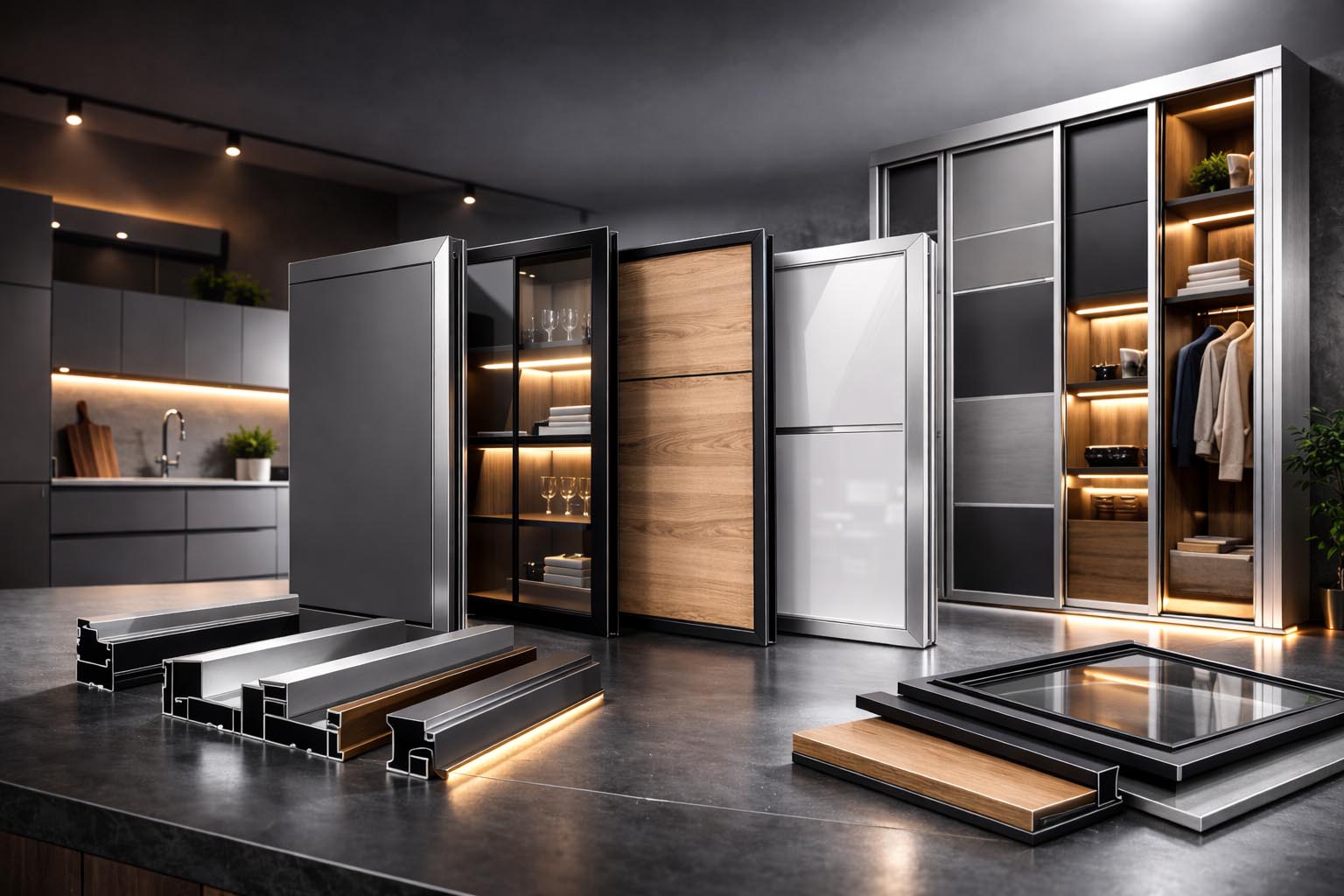 Alüminyum Mobilya Kapakları